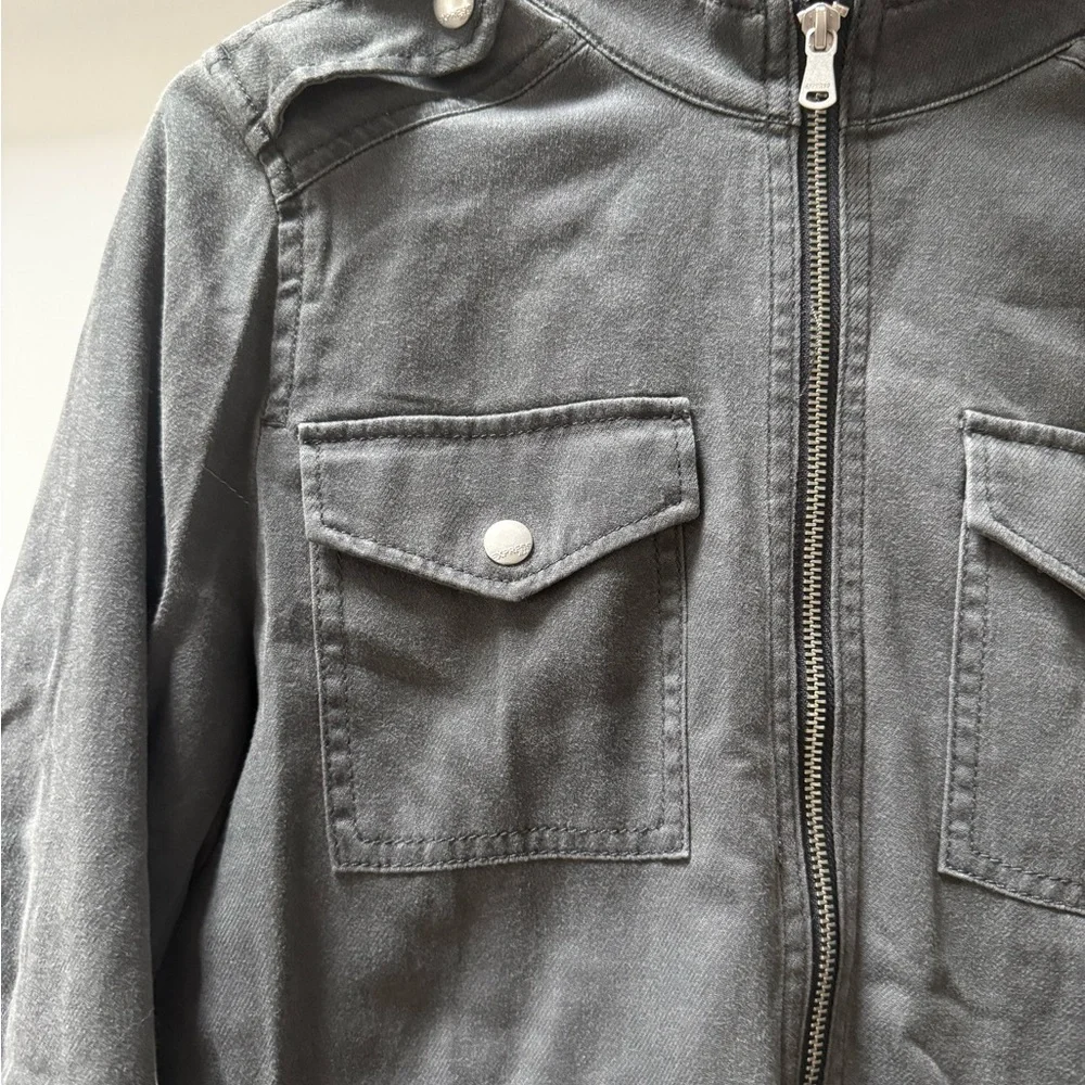 Express Dark Gray Military Field Jacket